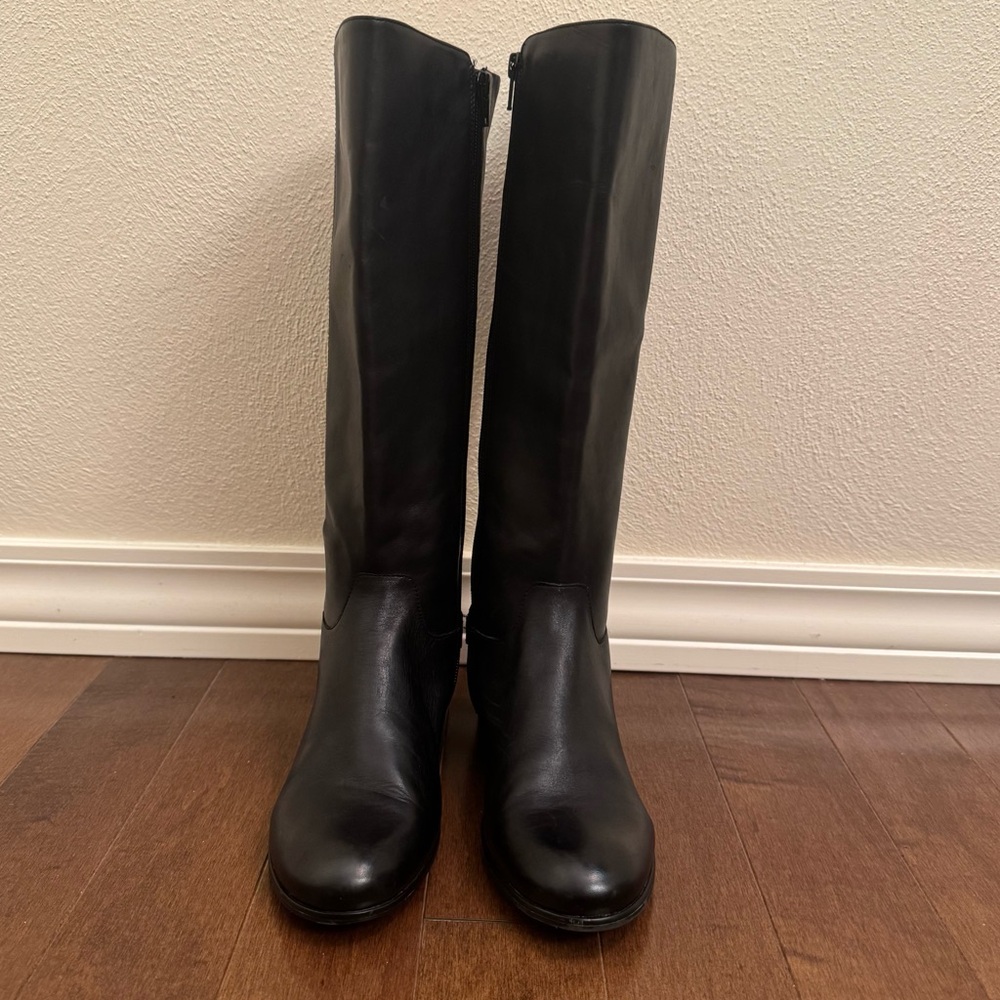 Ciao Bella Black Leather Riding Boot - Picture 2 of 16